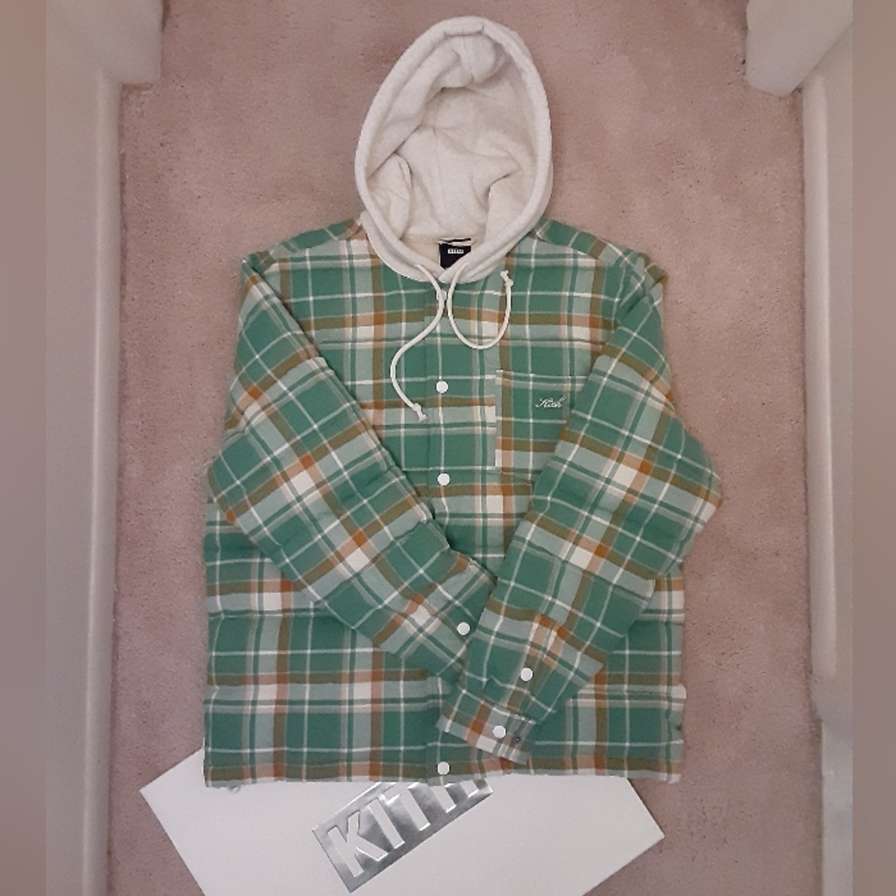 MEN'S KITH STERLING QUILTED HOODIE - Picture 2 of 9
